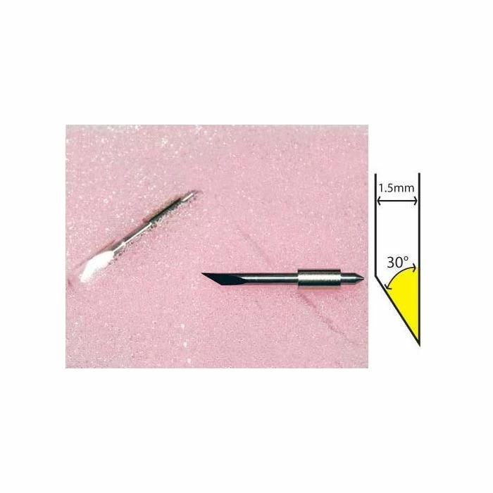 Graphtec 1.5mm SuperSteel 30 Degree Blade 5/pack 3 Graphtec 1.5mm SuperSteel 30 Degree Blade 5/pack