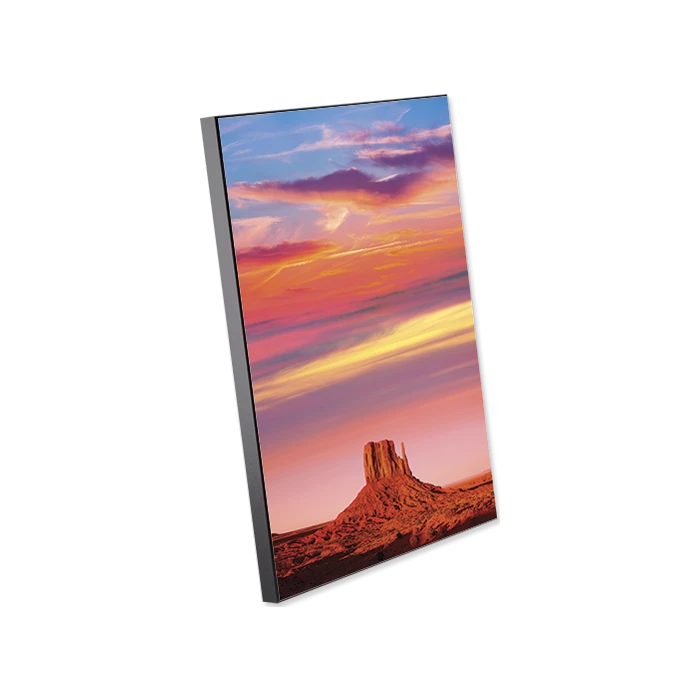 Chromaluxe MDF Chamfer Sublimation Photo Wall Panels With Black Edge And Keyhole - 20" X 30" (4/case) 3 Chromaluxe MDF Chamfer Sublimation Photo Wall Panels With Black Edge And Keyhole - 20" X 30" (4/case)