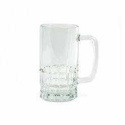 Clear Glass Sublimation Beer Stein - 16oz. (24/case) - OVERSTOCK