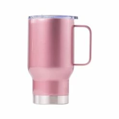 14oz Rose Red Stainless Steel Sublimation Travel Mugs -Home Sales Store color car mug 600 2 1 1