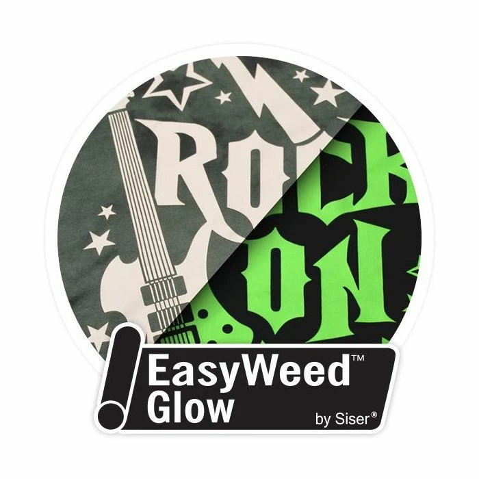 15" Siser EasyWeed Glow-in-the-Dark Heat Transfer Vinyl 3 15" Siser EasyWeed Glow-in-the-Dark Heat Transfer Vinyl