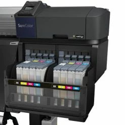 Epson SureColor F9470PE 64" High Speed Dye-Sublimation Printer - DEMO Model -Home Sales Store epsonf9470 ink bay 4 3