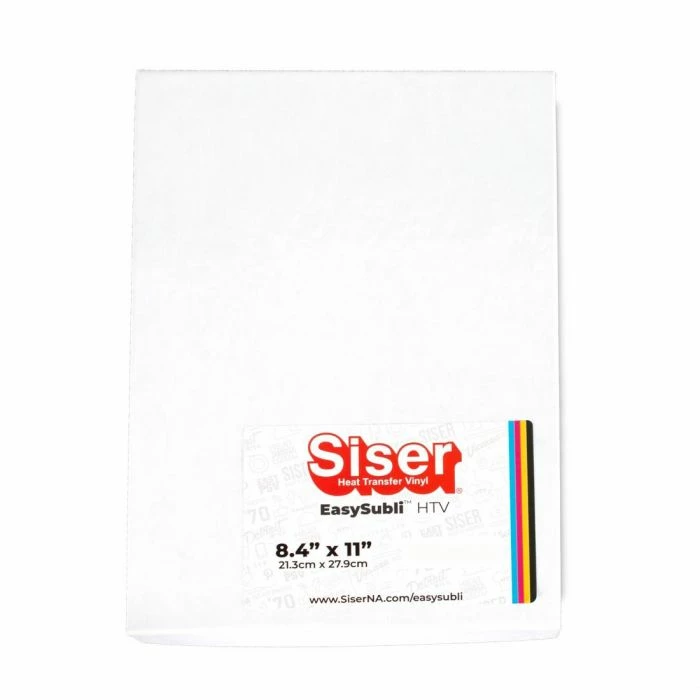 Siser EasySubli Heat Transfer Vinyl For Sublimation (50 Sheets) 3 Siser EasySubli Heat Transfer Vinyl For Sublimation (50 Sheets)