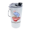 20oz White Stainless Steel Sublimation Tumbler With Carabiner Handle -Home Sales Store finished 27897 20oz sstumbler wcarabiner