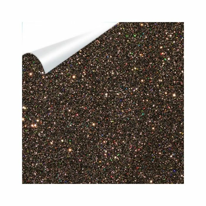 12" Siser Glitter Heat Transfer Vinyl X 5 Yards - Dark Walnut - CLEARANCE 3 12" Siser Glitter Heat Transfer Vinyl X 5 Yards - Dark Walnut - CLEARANCE