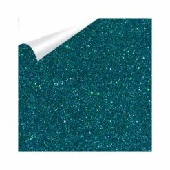 12" Siser Glitter Heat Transfer Vinyl - X 50yd Wide - Lagoon - CLEARANCE