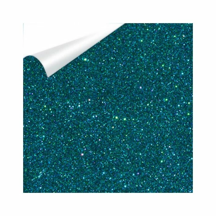 12" Siser Glitter Heat Transfer Vinyl - X 50yd Wide - Lagoon - CLEARANCE 3 12" Siser Glitter Heat Transfer Vinyl - X 50yd Wide - Lagoon - CLEARANCE