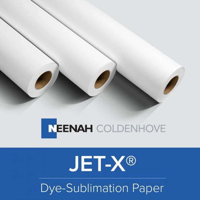 Jet-X® Sublimation Paper Roll - 57 GSM - 44" X 656' - OVERSTOCK 3 Jet-X® Sublimation Paper Roll - 57 GSM - 44" X 656' - OVERSTOCK