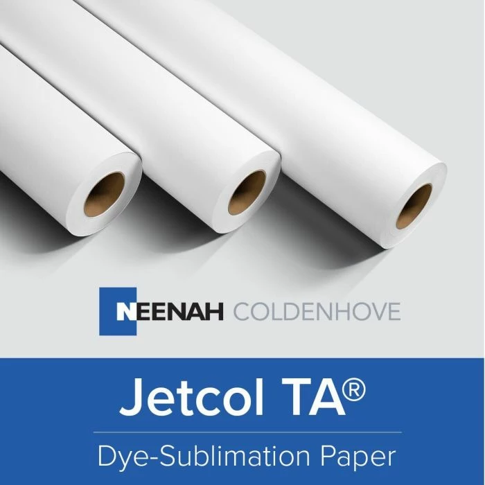 Jetcol® TA Sublimation Paper Roll - 105 GSM - 44" X 476' - OVERSTOCK 3 Jetcol® TA Sublimation Paper Roll - 105 GSM - 44" X 476' - OVERSTOCK
