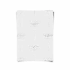 FOREVER Laser Transparent - Self-Weeding Laser Heat Transfer Paper