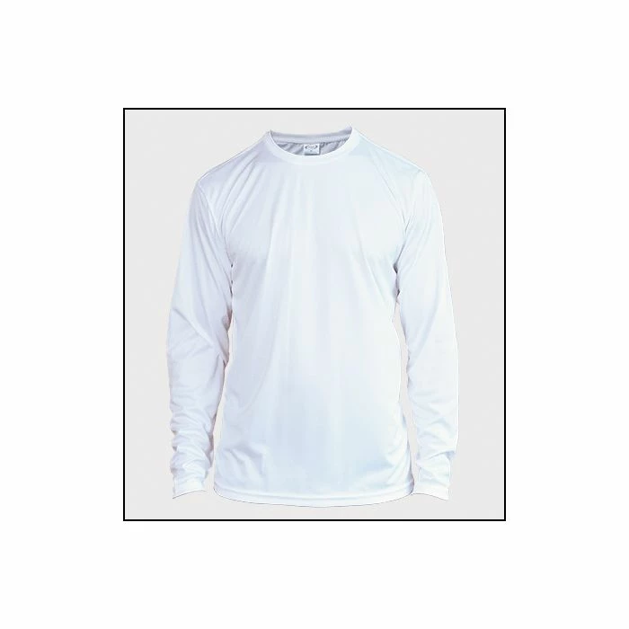 White Adult Solar Performance Long Sleeve T-Shirt By Vapor Apparel 3 White Adult Solar Performance Long Sleeve T-Shirt By Vapor Apparel
