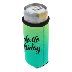 Skinny Beverage Insulator- Green Gradient 6 Skinny Beverage Insulator- Green Gradient -Home Sales Store mockup 1 75331 flatbevinsulator green wcan copy 1 1