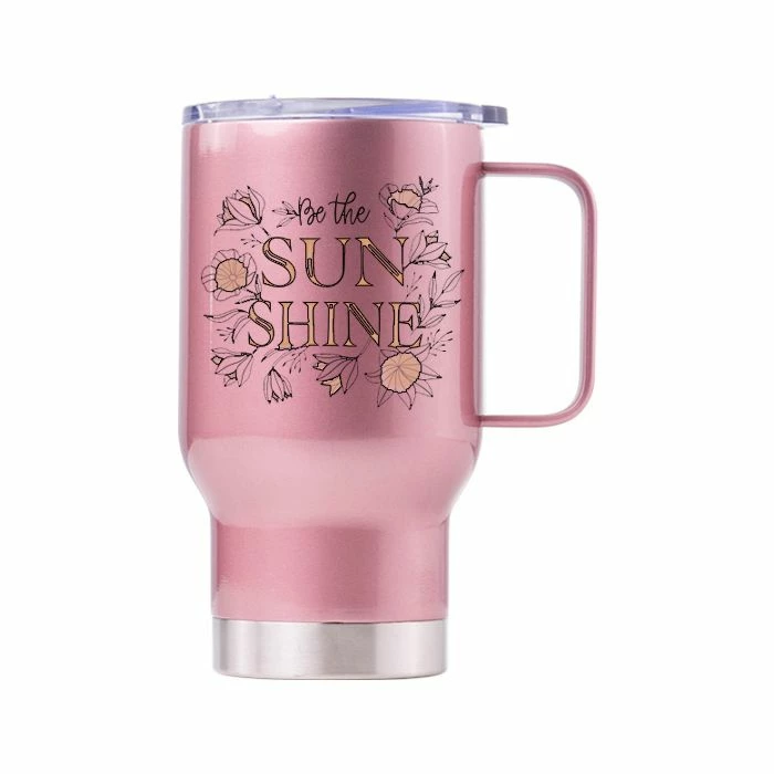 14oz Rose Red Stainless Steel Sublimation Travel Mugs 24/Case - OVERSTOCK 3 14oz Rose Red Stainless Steel Sublimation Travel Mugs 24/Case - OVERSTOCK