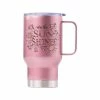 14oz Rose Red Stainless Steel Sublimation Travel Mugs