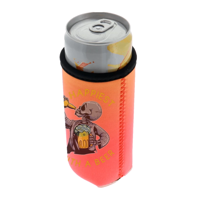 Skinny Beverage Insulator- Orange Gradient 4 Skinny Beverage Insulator- Orange Gradient - Image 2