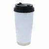 White Travel Sublimation Tumbler With Handle Lid - 16oz. 1 White Travel Sublimation Tumbler With Handle Lid - 16oz. -Home Sales Store orcamug02 web ready 2