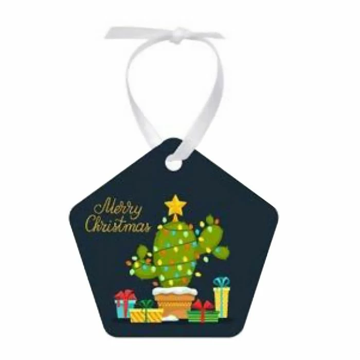 One-Sided Pentagon Aluminum Sublimation Ornament - 2.86" X 2.7" 3 One-Sided Pentagon Aluminum Sublimation Ornament - 2.86" X 2.7"