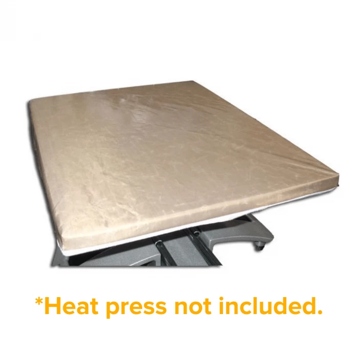 Heat Press Platen Fitted Wrap W/ Elastic Corners 3 Heat Press Platen Fitted Wrap W/ Elastic Corners