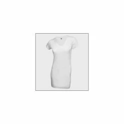 Ladies V-Neck Sublimation Shirt Dress By Vapor Apparel