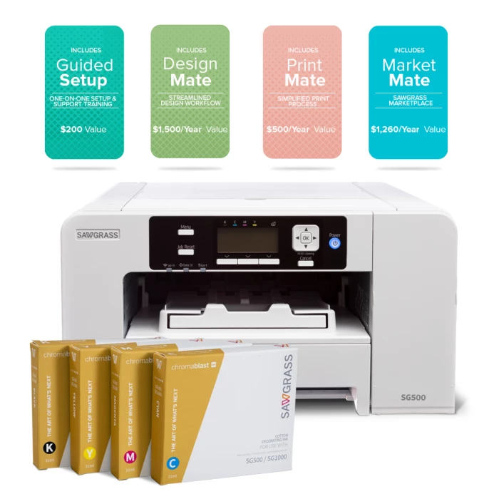 Sawgrass SG500 ChromaBlast Printer System For Cotton Fabric 3 Sawgrass SG500 ChromaBlast Printer System For Cotton Fabric