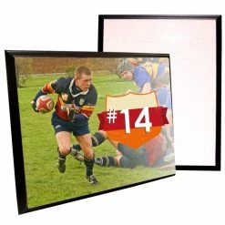 5" X 7" MDF Sublimation Award Plaque - Black Edge -Home Sales Store sb1002 plaque ogee black 1