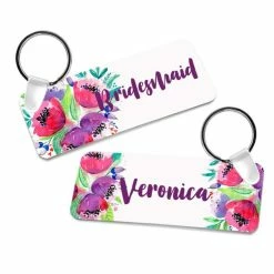 Aluminum Rectangle Sublimation Keychain - 1.25" X 3" (50/case)