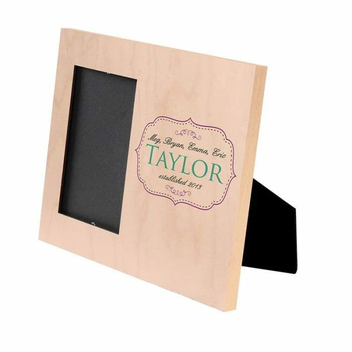 Chromaluxe Sublimation Natural Wood Photo Frame With Offset For 4" X 6" Photo (14/case) 4 Chromaluxe Sublimation Natural Wood Photo Frame With Offset For 4" X 6" Photo (14/case) - Image 2