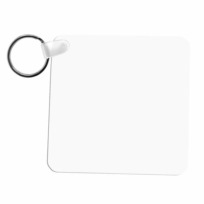 Aluminum Two Sided Sublimation Keychain - 2.25" X 2.25" Square 4 Aluminum Two Sided Sublimation Keychain - 2.25" X 2.25" Square - Image 2