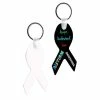 Awareness Ribbon Aluminum Sublimation Keychain (50/case) 1 Awareness Ribbon Aluminum Sublimation Keychain (50/case) -Home Sales Store sb4660cs awareness keychain