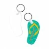Flip Flop Aluminum Two Sided Sublimation Keychain - 1.5" X 2.75" 1 Flip Flop Aluminum Two Sided Sublimation Keychain - 1.5" X 2.75" -Home Sales Store sb4728 g flip flop two sided keychain
