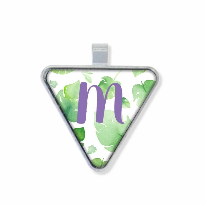 Triangle Bezel Pendant With Insert – 1.2” X 1.35" (25/case) 4 Triangle Bezel Pendant With Insert – 1.2” X 1.35" (25/case) - Image 2