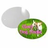 Oval Sublimation Door Plate - Gloss White (50/case) -Home Sales Store sb5546 oval door plate