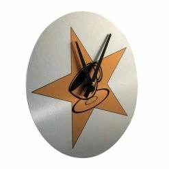 Frameless Aluminum Sublimation Wall Clock With Hands Kit - 8.125" Round