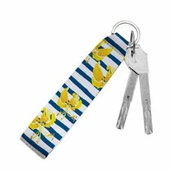 Neoprene Sublimation Wristlet Strap Keychain