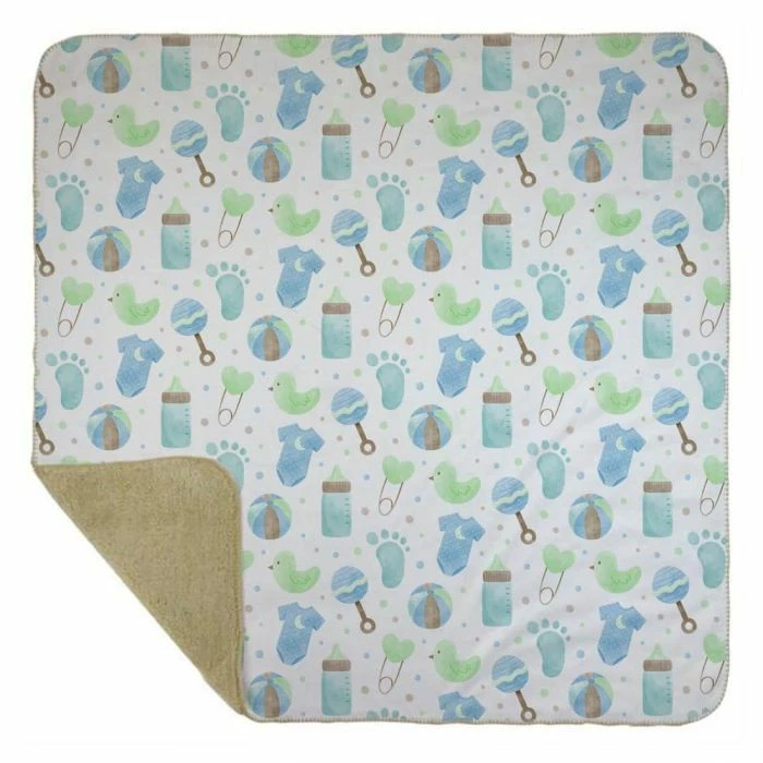 Sublimation Sherpa Lined Baby Blanket - 30” X 40” 4 Sublimation Sherpa Lined Baby Blanket - 30” X 40” - Image 2