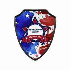 MDF Board Sublimation Shield Plaque With Black Edge - 7" X 9" -Home Sales Store shield plaque finished 3