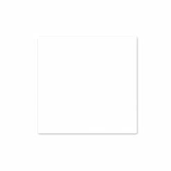 11” X 11” ChromaLuxe White Sublimation Aluminum Photo Panel - 10/case