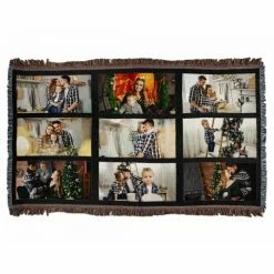Sublimation Throw Blanket With 9 Panels For Sublimation Printing By Vapor Apparel - 54" X 38"
