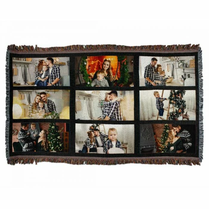 Sublimation Throw Blanket With 9 Panels For Sublimation Printing By Vapor Apparel - 54" X 38" 3 Sublimation Throw Blanket With 9 Panels For Sublimation Printing By Vapor Apparel - 54" X 38"