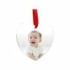Heart Keepsake Two Sided Aluminum Sublimation Holiday Ornament - 3" X 2.8" 1 Heart Keepsake Two Sided Aluminum Sublimation Holiday Ornament - 3" X 2.8" -Home Sales Store unisub 4332 heart ornament mothers day photo hr