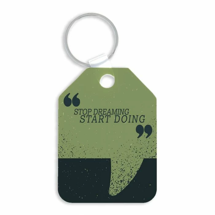 Double-Sided Tag-Shaped Aluminum Sublimation Keychain - 1.75” X 2.4” 3 Double-Sided Tag-Shaped Aluminum Sublimation Keychain - 1.75” X 2.4”